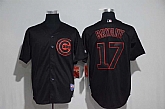 Chicago Cubs #17 Kris Bryant Black Fashion Cool Base Stitched Jersey,baseball caps,new era cap wholesale,wholesale hats